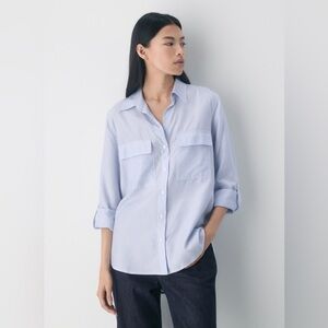 Monk & Lou Utility Pinstripe Shirt